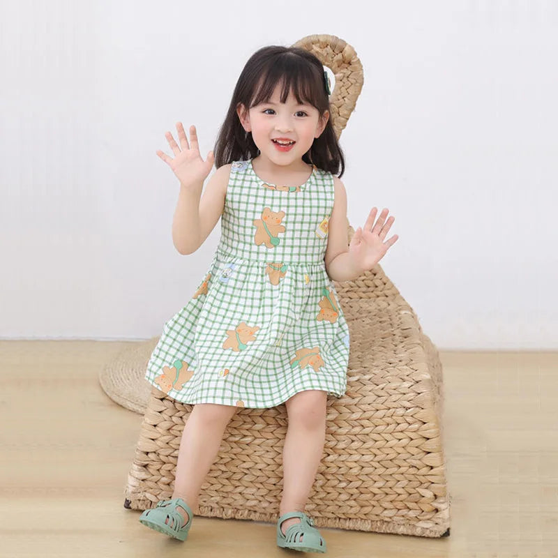 Cotton Summer Kids Clothes Girls